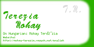 terezia mohay business card